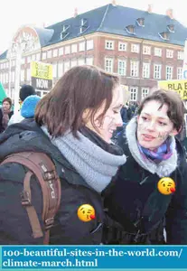 The Climate March in Copenhagen has attracted many environmental activists to support each other & influence the political leaders to act now & save our world.