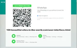 User Interface: WhatsApp Image Scanning Code to Get it on Computer