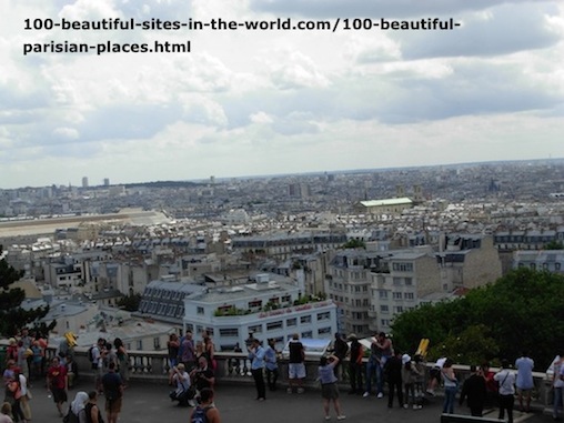 100 Beautiful Parisian Places: Areal View, Paris.
