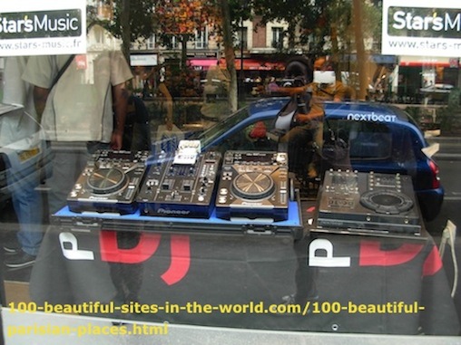 100 Beautiful Parisian Places: View from the Neighborhood of Stars Music Studio.