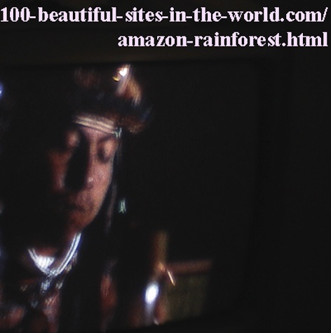 Beautiful Amazonian Photos: The Amazon magical touch on a native.