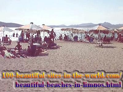 Beautiful Beach in Limnos Island