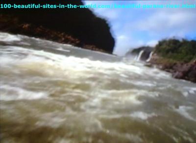 Beautiful Parana River, Amazonia, South America.