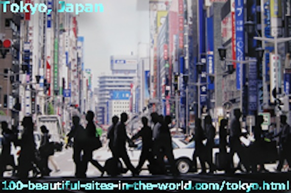 Beautiful Tokyo, Japan, Industrial and Economical Power.