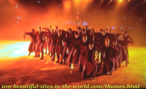 London Olympics 2012. The Olympics celebrations and theatre shows