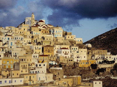 100 Beautiful Dodecanese Islands: Mountain Village of Olympus, Dodecanese Islands, Greece.