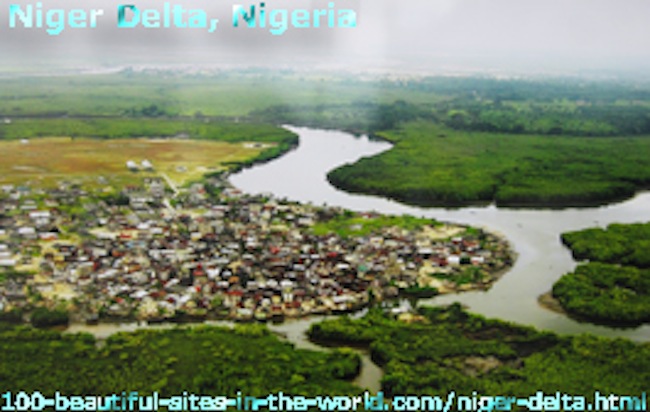 The Niger Delta: The Niger River Basin in Nigeria.