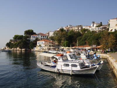100 Beautiful Sporades Greek Islands: Skiathos Town.