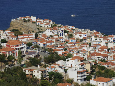 Skopelos Town, Beautiful Skopelos Island, Sporades Islands, Greece.