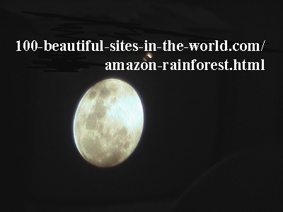 Beautiful Full Moon of the Amazon