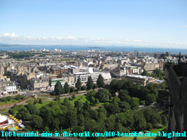 Castle-view from Edinburgh, Scotland