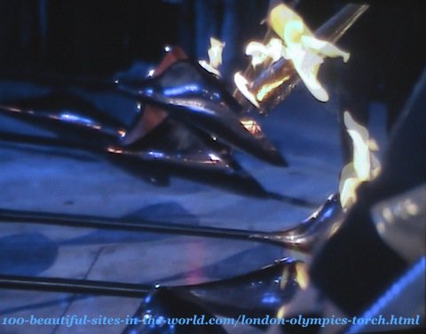 London Olympics 2012. Lighting the tools of the main torch
